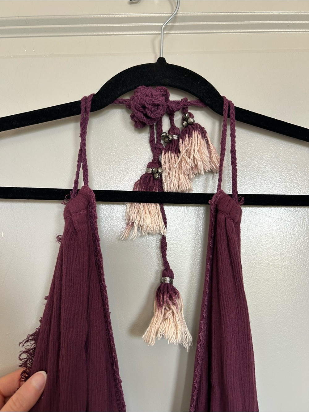 Free People Look Into the Sun Halter Maxi Dress - Rose Plum - Picture 8 of 11